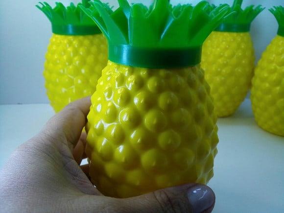 Copo com Tampa e Canudo para Drink Festa Tropical