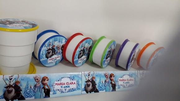 Copo Retratil ou Copo Sanfonado Frozen