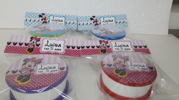 Copo Retratil ou Copo Sanfonado Minnie e Mickey