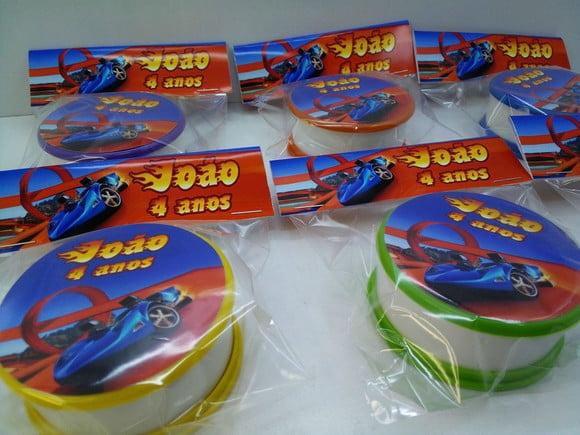 Copo Retratil ou Copo Sanfonado Tema Hot Wheels