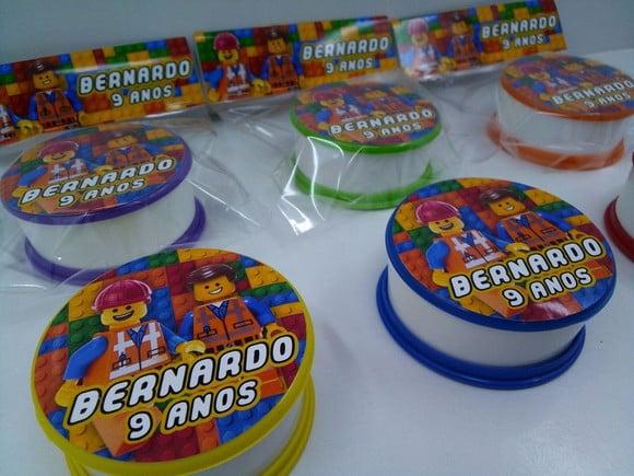 Copo Retratil ou Copo Sanfonado Tema Lego