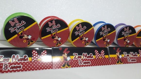 Copo Retratil ou Copo Sanfonado Tema Minnie Vermelha