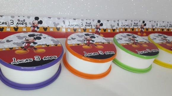 Copo Retratil ou Copo Sanfonado Tema Mickey