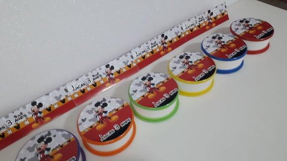 Copo Retratil ou Copo Sanfonado Tema Mickey
