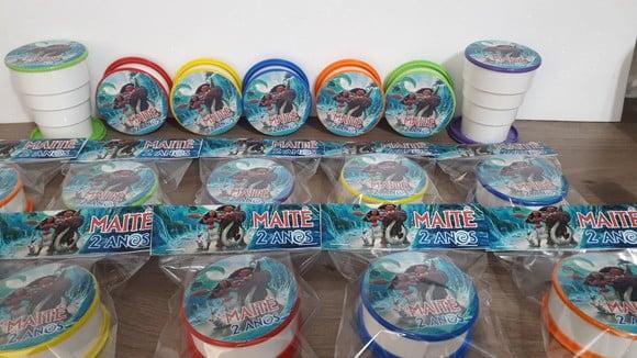 Copo Retratil ou Copo Sanfonado Tema Moana