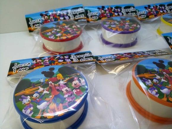 Copo Retratil ou Copo Sanfonado Turma do Mickey