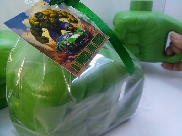 Copo Super Mão Hulk 450 ml com Tampa e Canudo 12 x 11cm