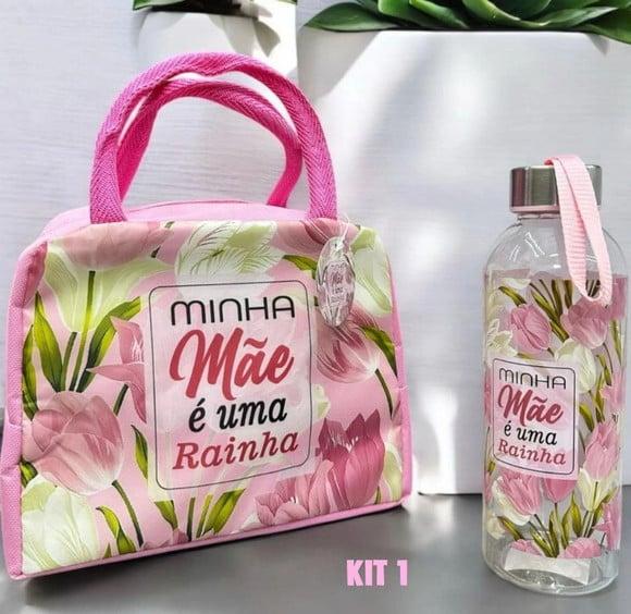 Dia das Mães - Kit 01 Bolsa Térmica + Garrafa 550ml