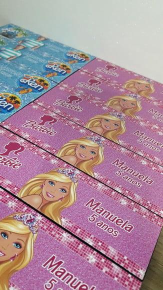 Domino Personalizado Barbi e Ken