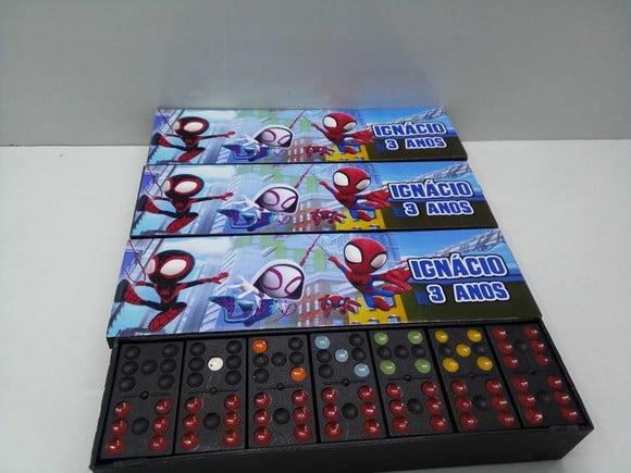 Domino Personalizado no Tema Homem Aranha