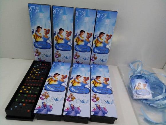 Domino Personalizado Tema Cinderela