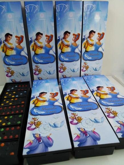 Domino Personalizado Tema Cinderela