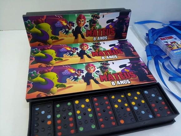 Domino Personalizado Tema Brawl Stars