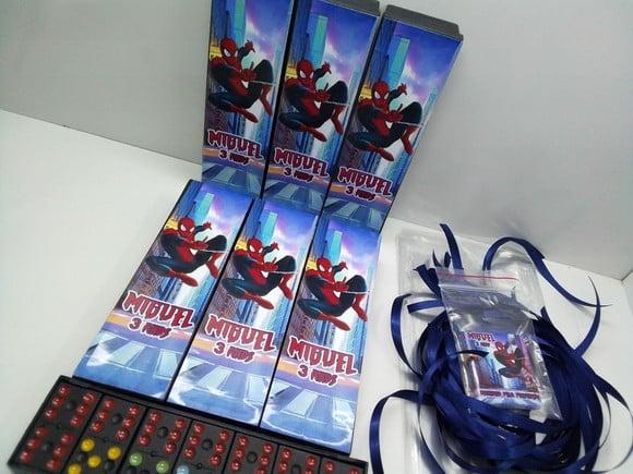 Domino Personalizado Tema Homem Aranha