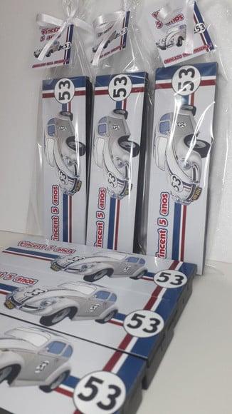 Domino Personalizado Tema Herbie