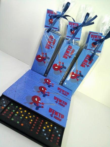 Domino Personalizado Tema Homem Aranha