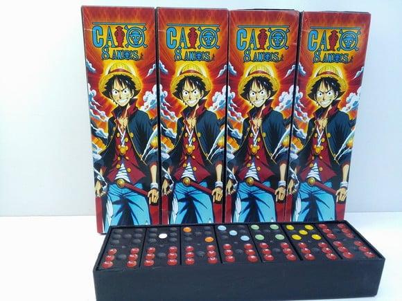 Domino Personalizado Tema One Piece