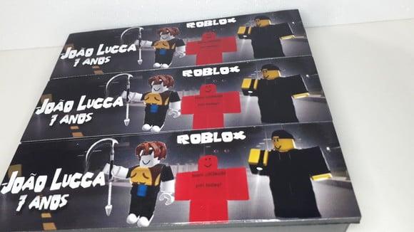 Domino Personalizado Tema Roblox Dark