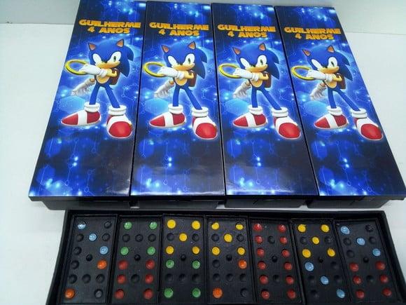 Domino Personalizado Tema Sonic