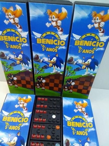 Domino Personalizado Tema Sonic