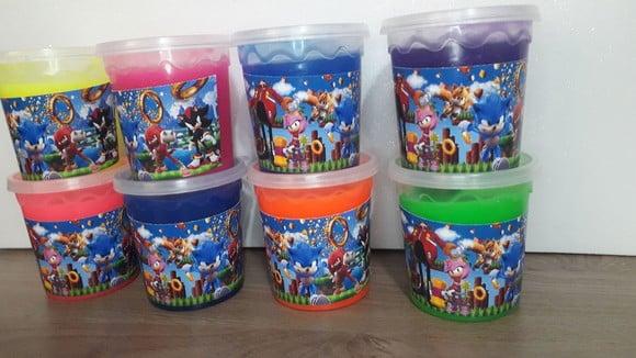 Geleca Personalizada no Tema Sonic