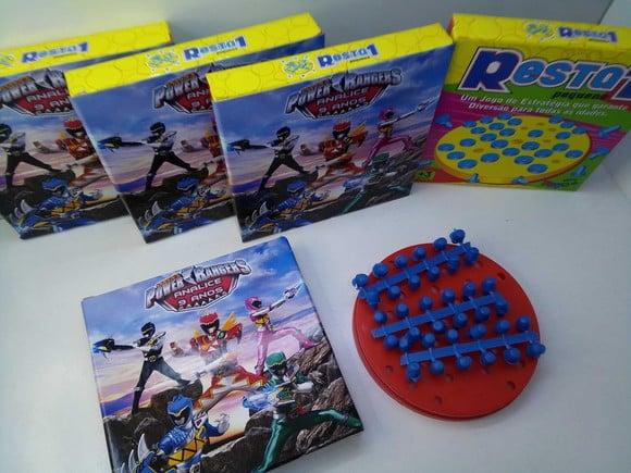 Jogo Resta 1 no Tema Power Rangers