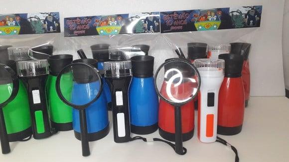 Kit Binoculo + Lanterna + Lupa Personalizado Scooby Doo