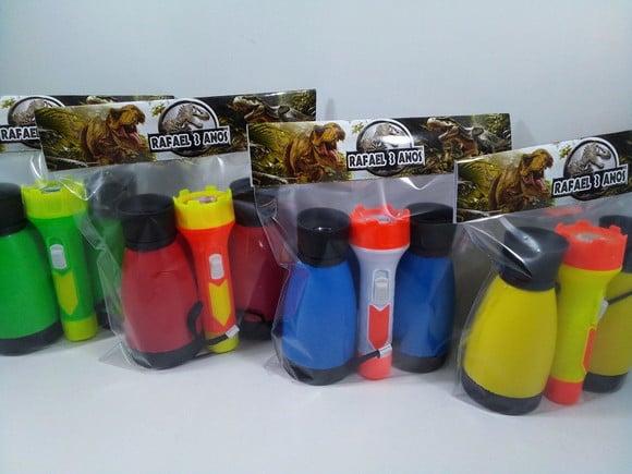 Kit Binoculo e Lanterna Tema Dinossauro