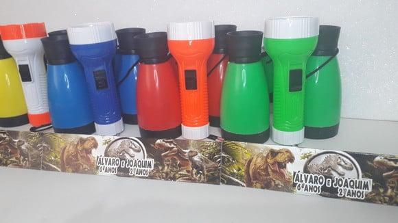 Kit Binoculo e Lanterna Tema Dinossauro