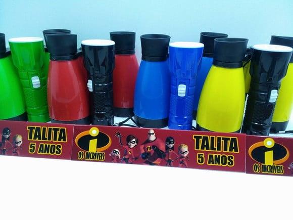 Kit Binoculo e Lanterna Tema os Incríveis