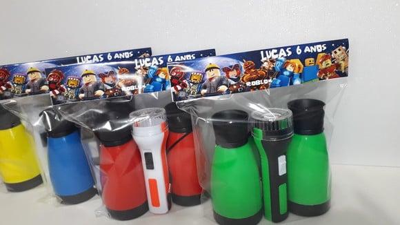 Kit Binoculo e Lanterna Tema Roblox