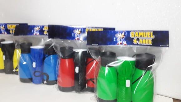 Kit Binoculo e Lanterna Tema Sonic
