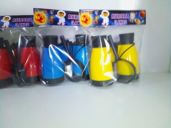 Kit Binoculo e Lupa Tema Astronauta