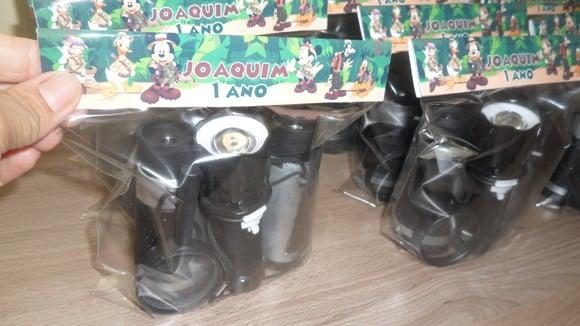 Kit Binoculo Prata + Lanterna + Lupa Mickey Safari