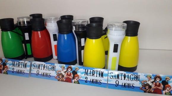 Kit Binoculo Zoom 4 Vezes e Lanterna One Piece