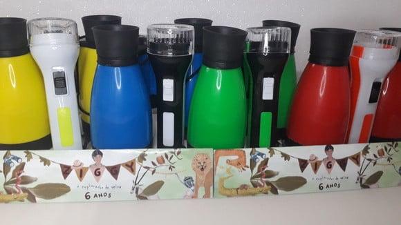 Kit Binoculo Zoom 4 Vezes e Lanterna Selva Vintage