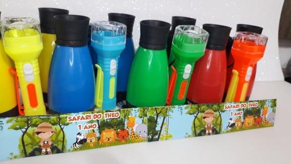 Kit Binoculo Zoom 4 Vezes Tema Safari
