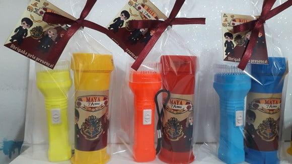 Kit Bolha de Sabao e Lanterna Tema Harry Potter