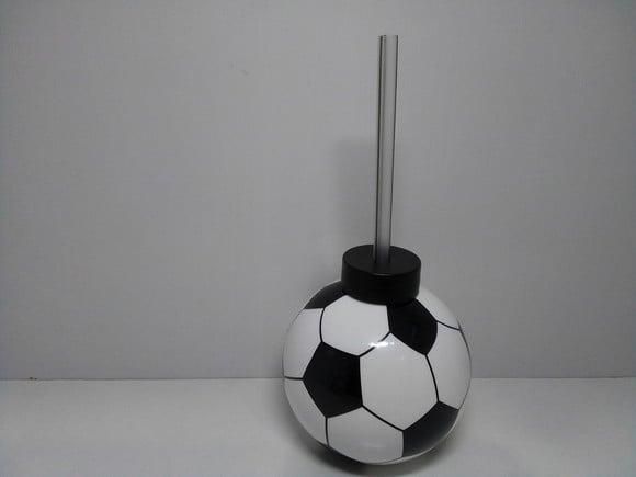 Kit Copo Bola com Tampa e Canudo 300 ml Tema Futebol