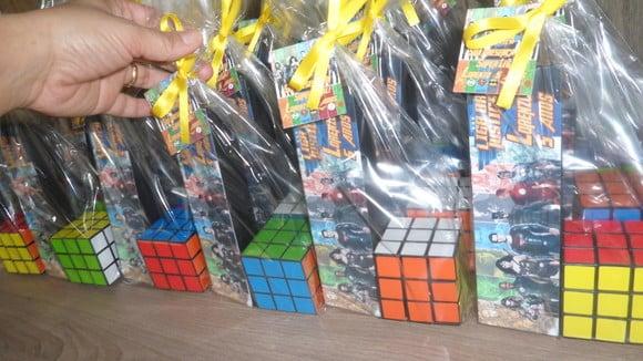 Kit Cubo Magico + Dominó Personalizado em Qualquer Tema