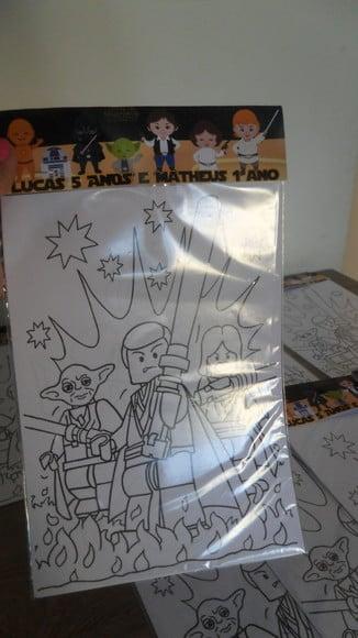 Kit de Desenhos para Colorir Star Wars