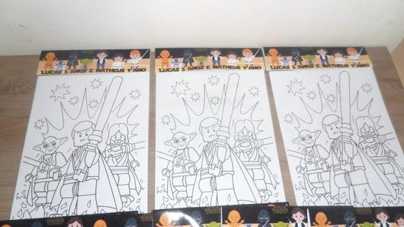 Kit de Desenhos para Colorir Star Wars