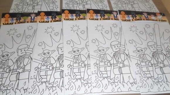 Kit de Desenhos para Colorir Star Wars