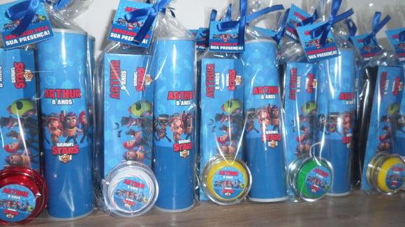Kit Domino + Pega Varetas+ Ioio Personalizado Brawl Stars