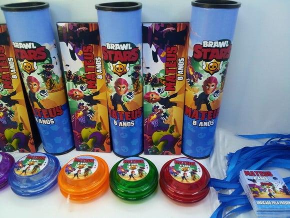 Kit Domino + Pega Varetas+ Ioio Tema Brawl Stars