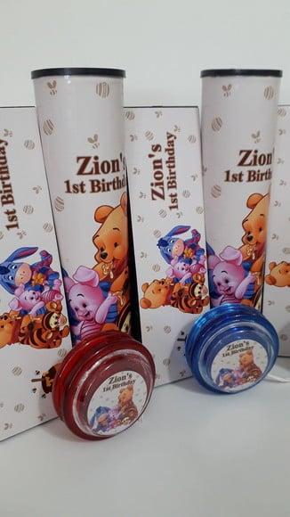 Kit Domino + Pega Varetas+ Ioio Personalizado Tema Pooh