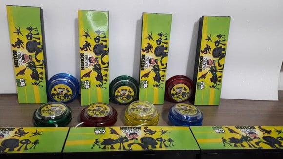 Kit Domino e Iô Iô Personalizado Tema Ben 10