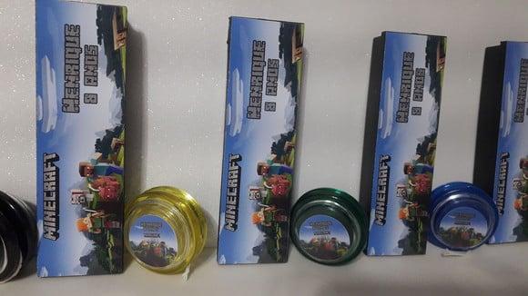 Kit Domino e Ioio Personalizado Minecraft