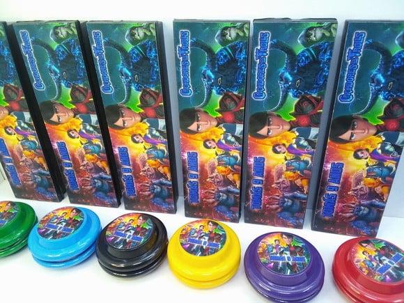 Kit Domino e Ioio Personalizado Tema Caçador de Trols