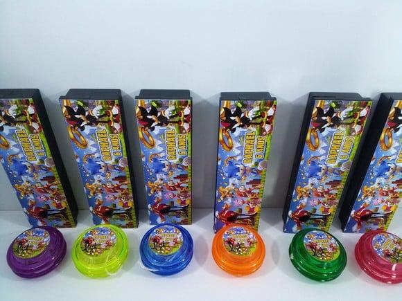 Kit Domino e Ioio Personalizado Tema Sonic